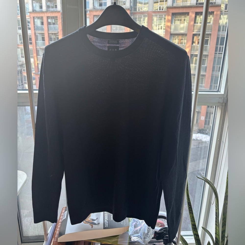 GAP | Men's Navy Merino Wool Sweater